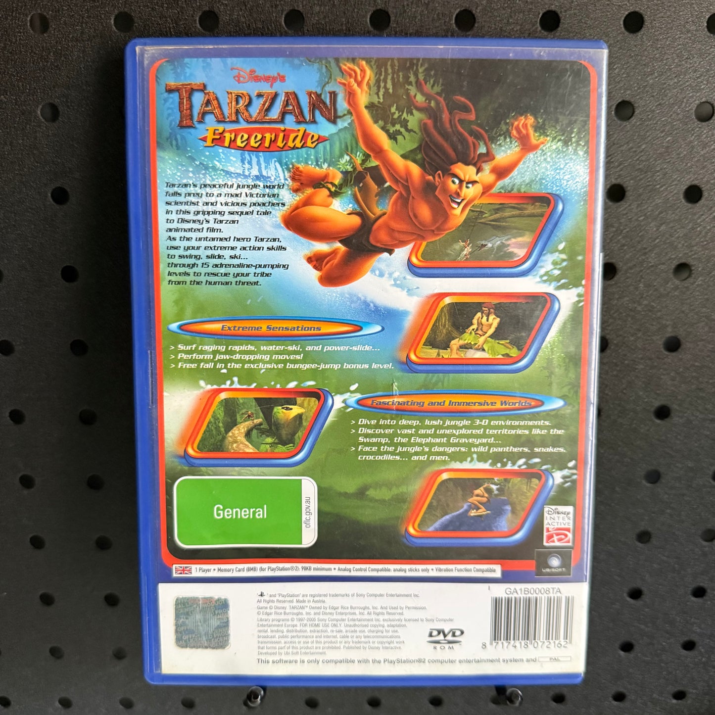 Disneys Tarzan Freeride PlayStation 2 PS2 Game