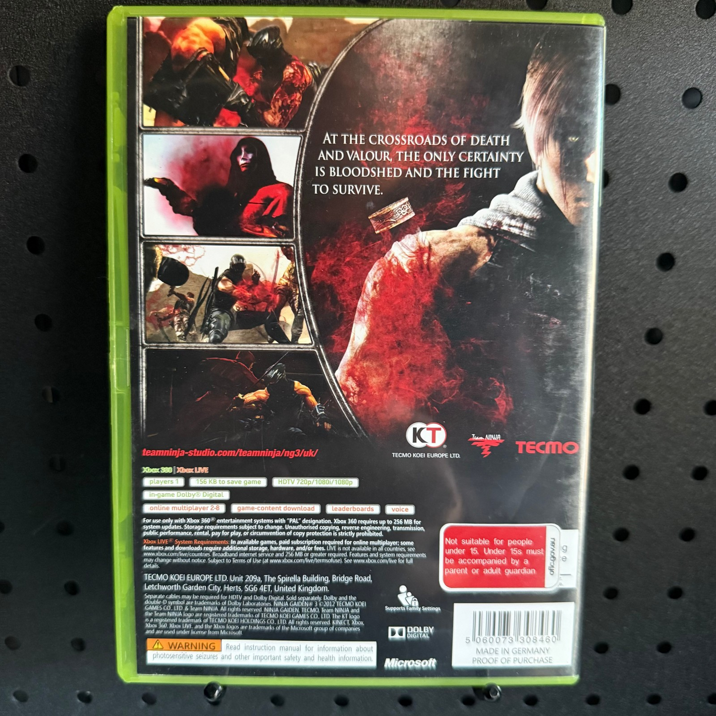 Ninja Gaiden 3 Xbox 360 Game