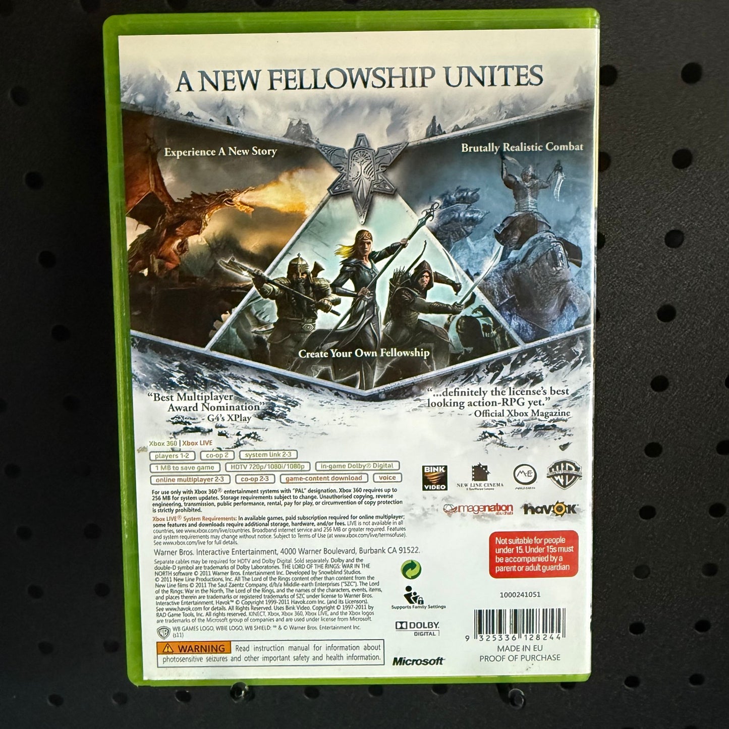 Lord Of The Rings: War In The North Xbox 360 Game