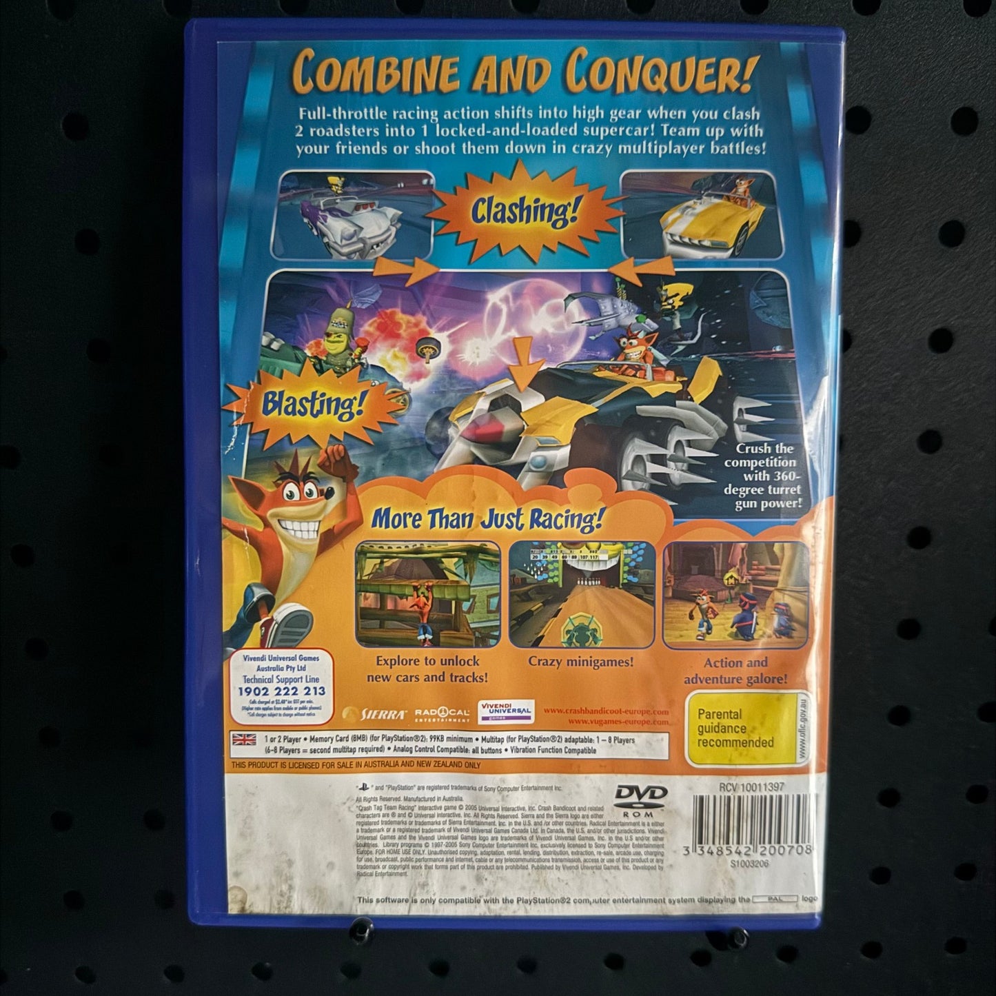 Crash Tag Team Racing PlayStation 2 PS2 Game