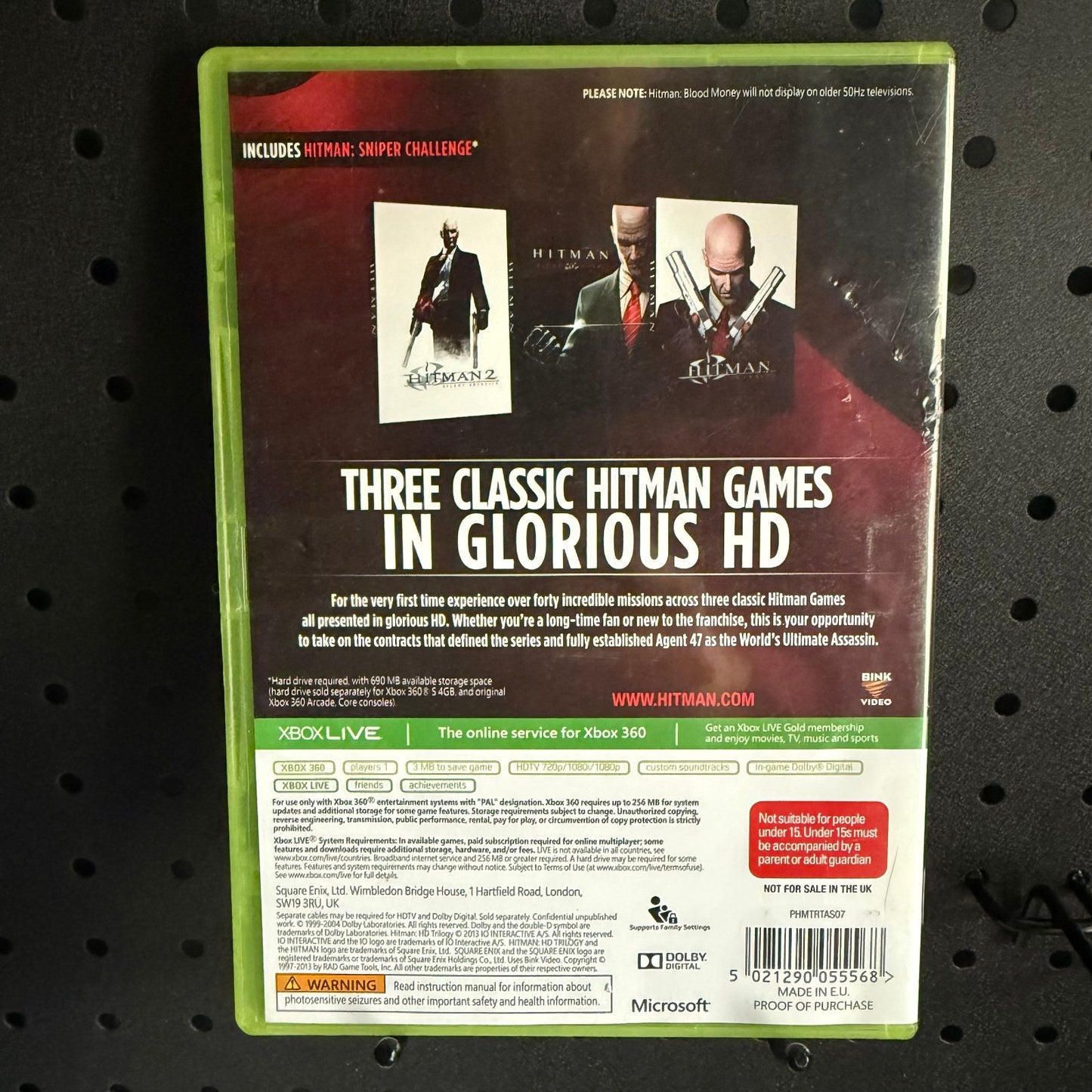 Hitman HD Trilogy Xbox 360 Game