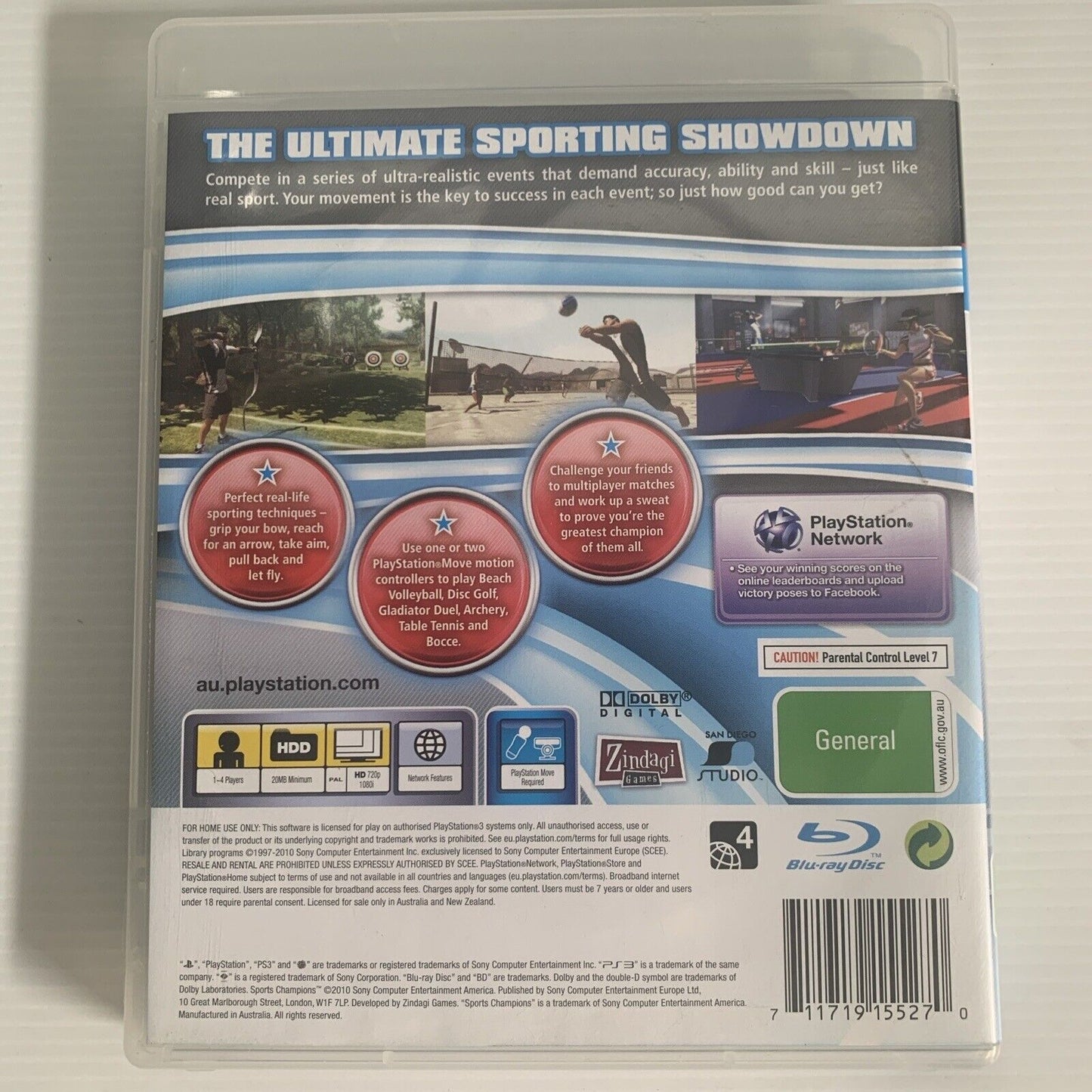 Sports Champions PlayStation 3 PS3 Game