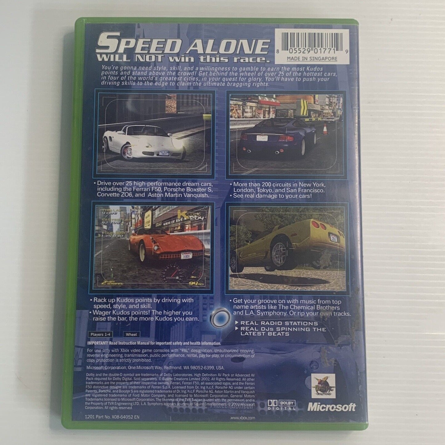 Project Gotham Racing Xbox Original Game