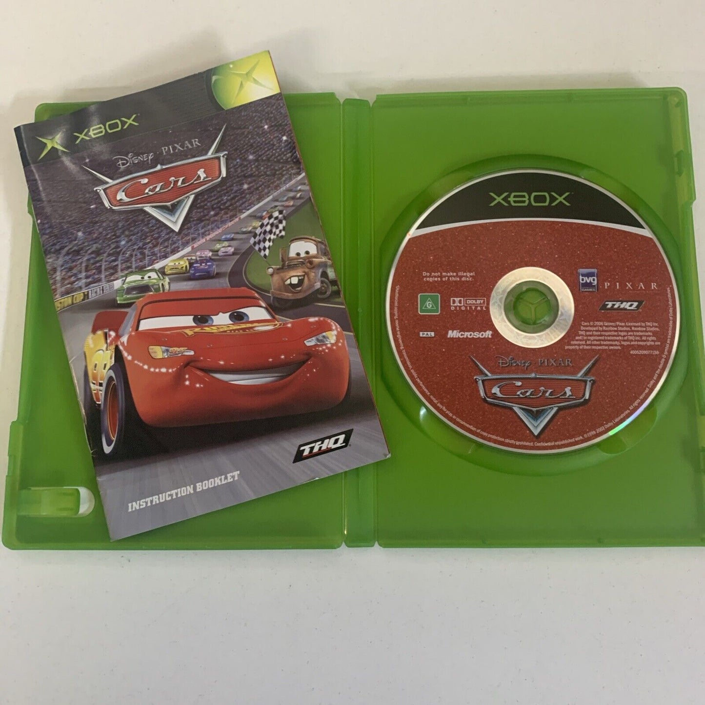 Cars Disney Pixar Xbox Original Game