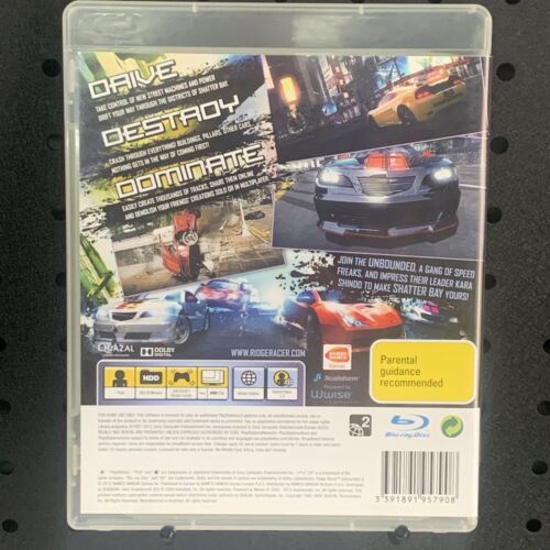 Ridge Racer Unbounded Limited Edition PlayStation 3 PS3 Game