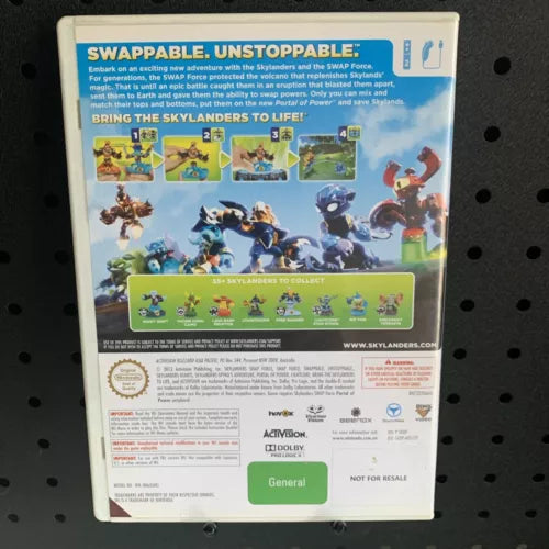 Skylanders Swap Force Nintendo Wii Game