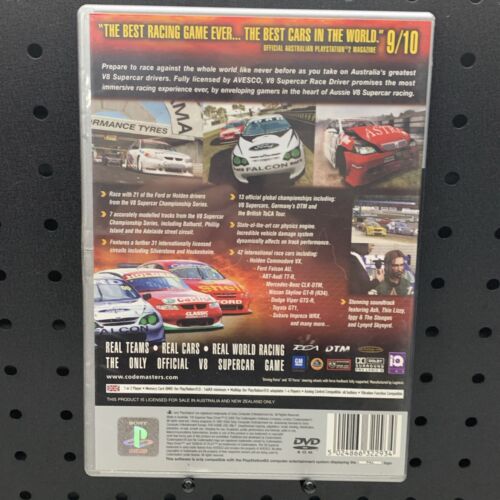 V8 Supercars Australia Race Driver PlayStation 2 PS2 Game