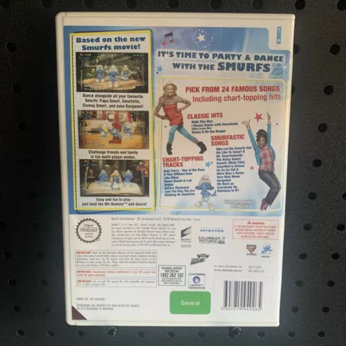 The Smurfs Dance Party Nintendo Wii Game