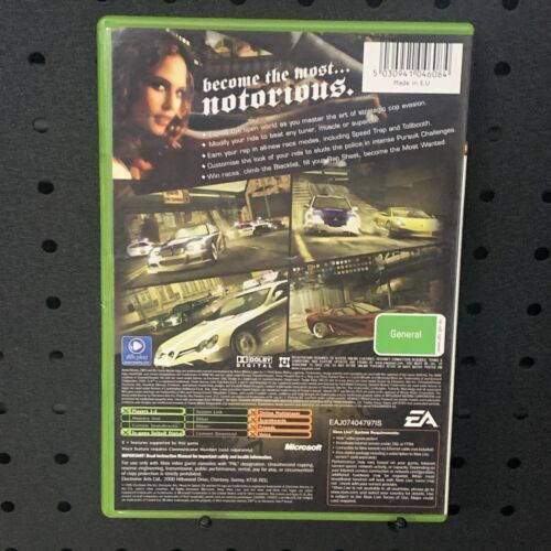 Need For Speed Most Wanted XBOX Original Game