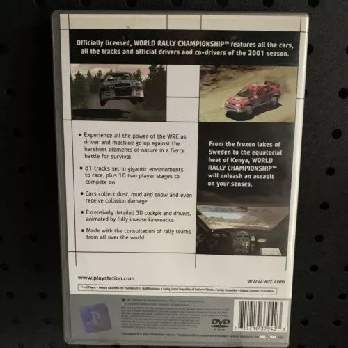WRC World Rally Championship PlayStation 2 PS2 Game