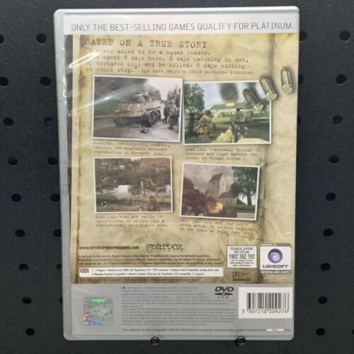 Brothers in Arms Road to Hill 30 PlayStation 2 PS2 Game