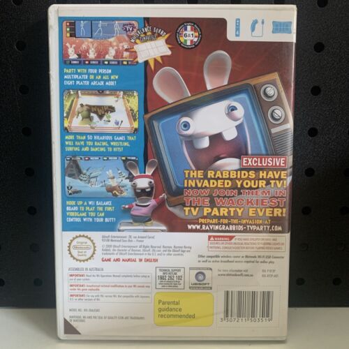 Rayman Raving Rabbids TV Party Nintendo Wii Game