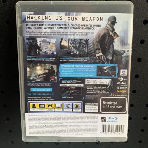 Watch Dogs ANZ Special Edition PlayStation 3 PS3 Game