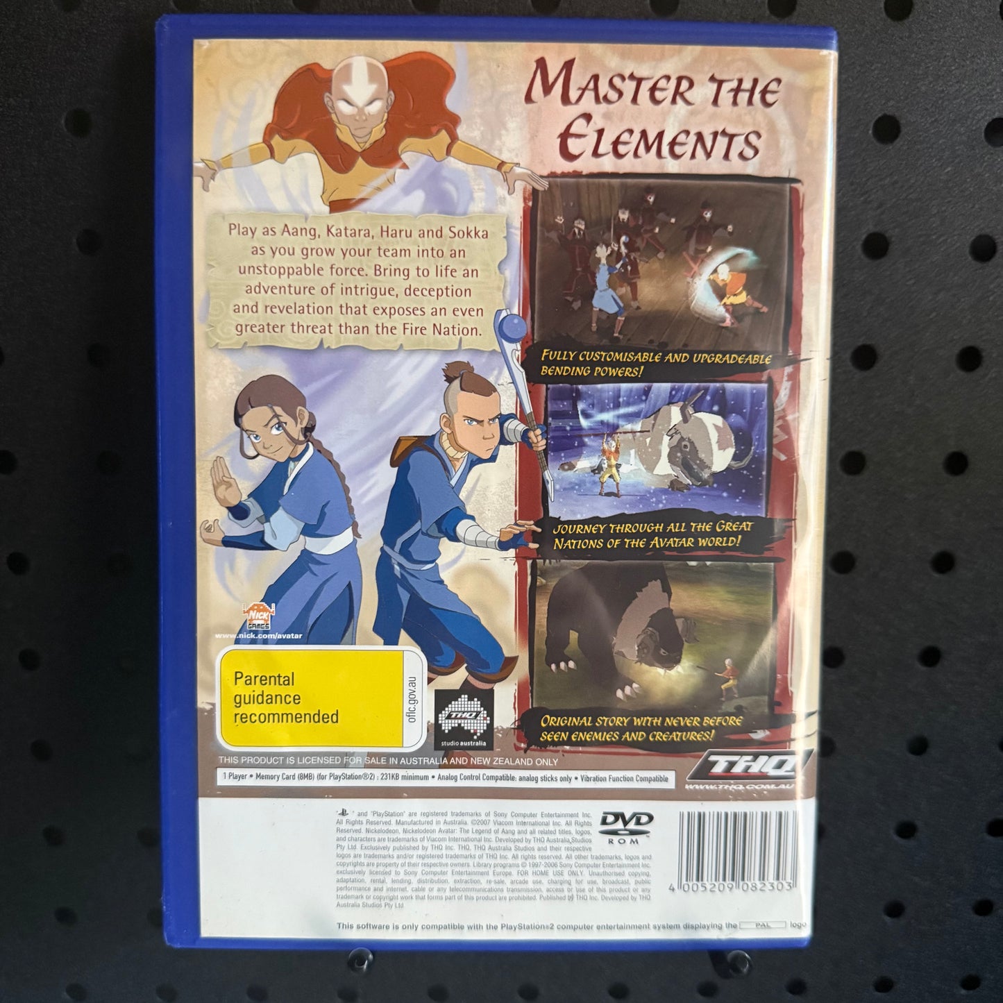 Avatar The Legend Of Aang PlayStation 2 PS2 Game