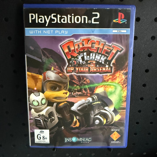 Ratchet And Clank 3 Up Your Arsenal PlayStation 2 PS2 Game