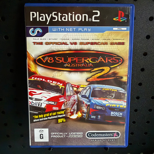 V8 Supercars 2 PlayStation 2 PS2 Game