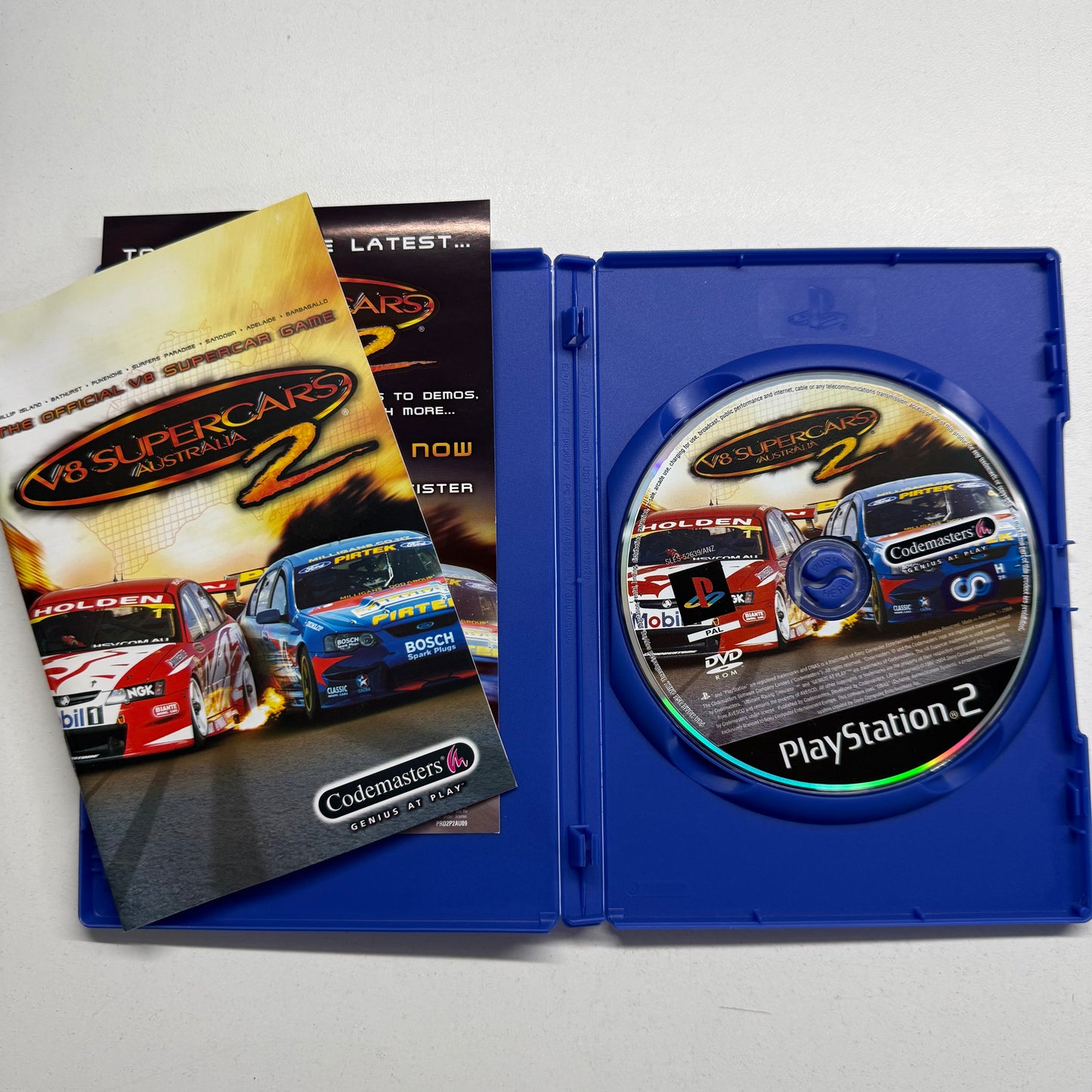 V8 Supercars 2 PlayStation 2 PS2 Game