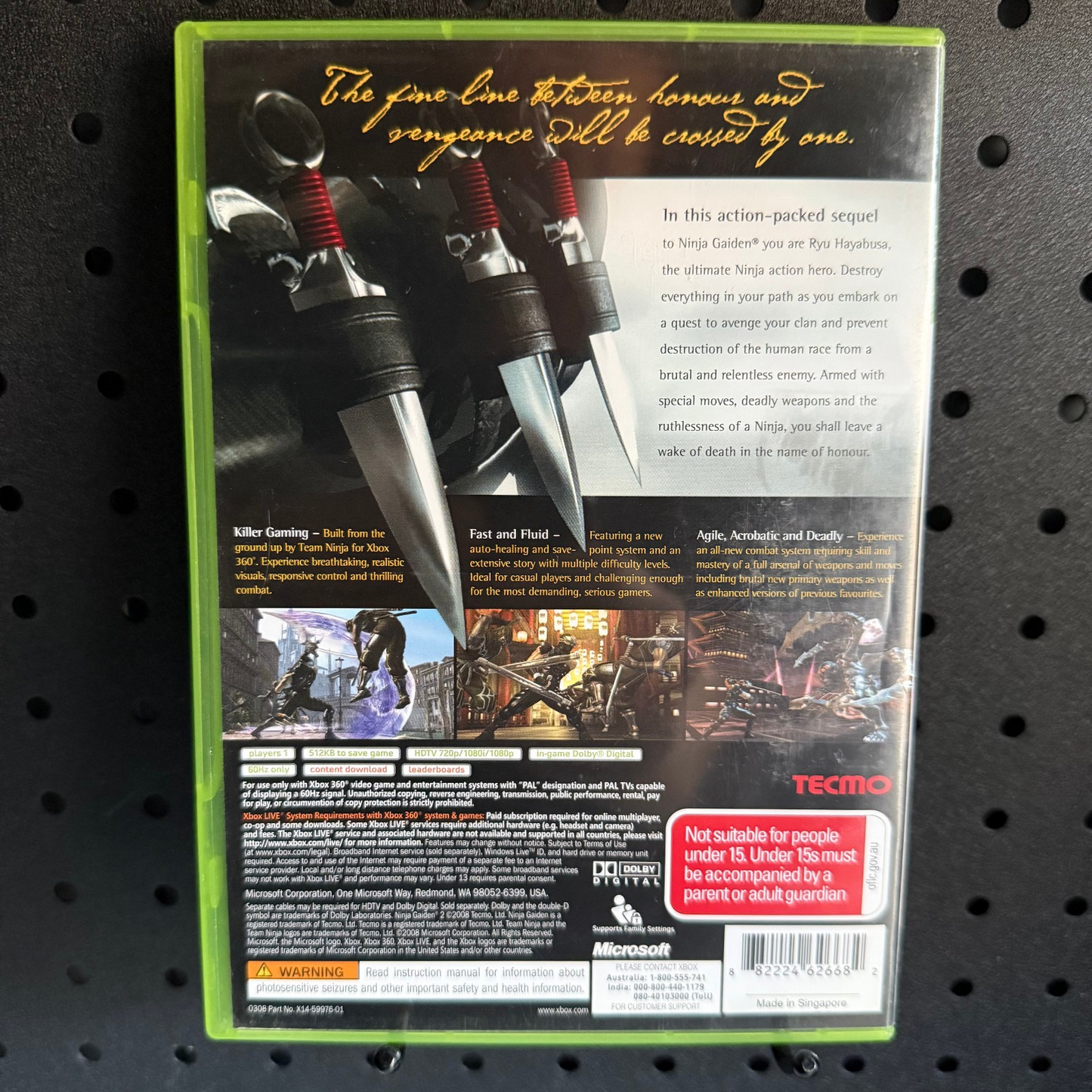 Ninja Gaiden 2 Xbox 360 Game