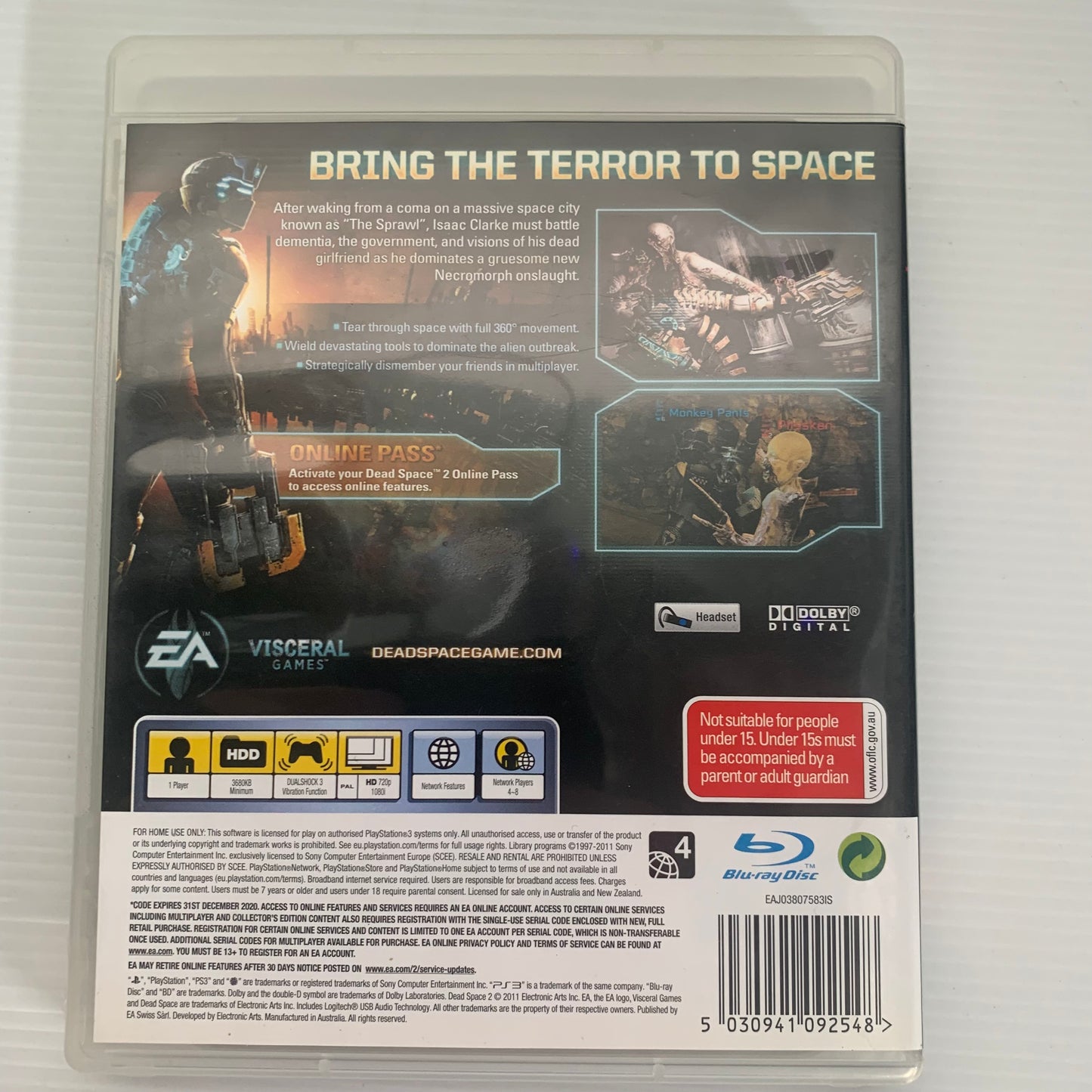Dead Space 2 Playstation PS3 Game