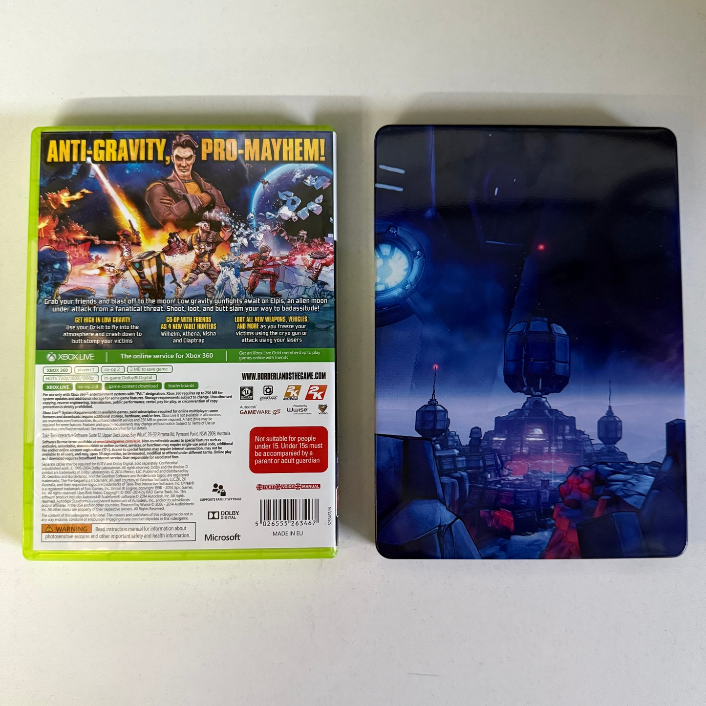 Borderlands The Pre-Sequel Xbox 360 Game