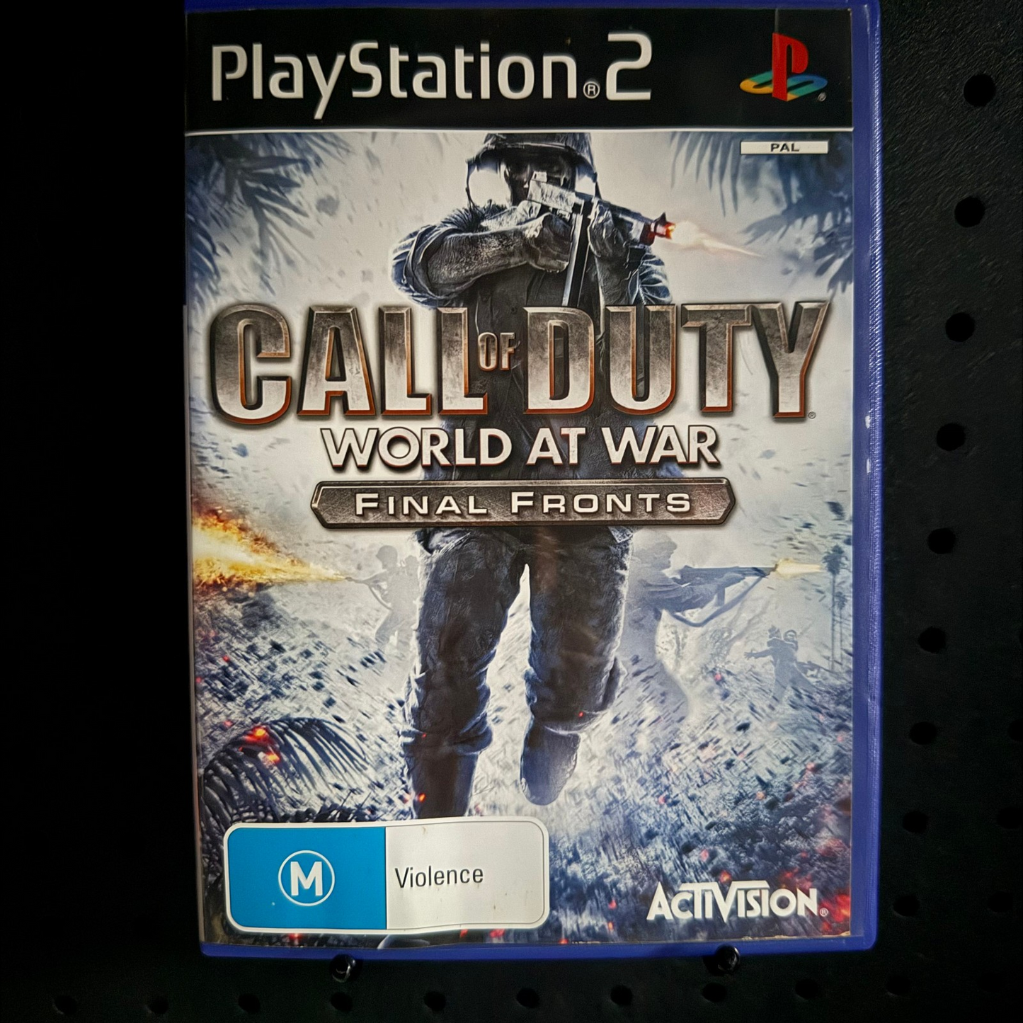 Call of Duty World At War Final Fronts PlayStation 2 PS2 Game