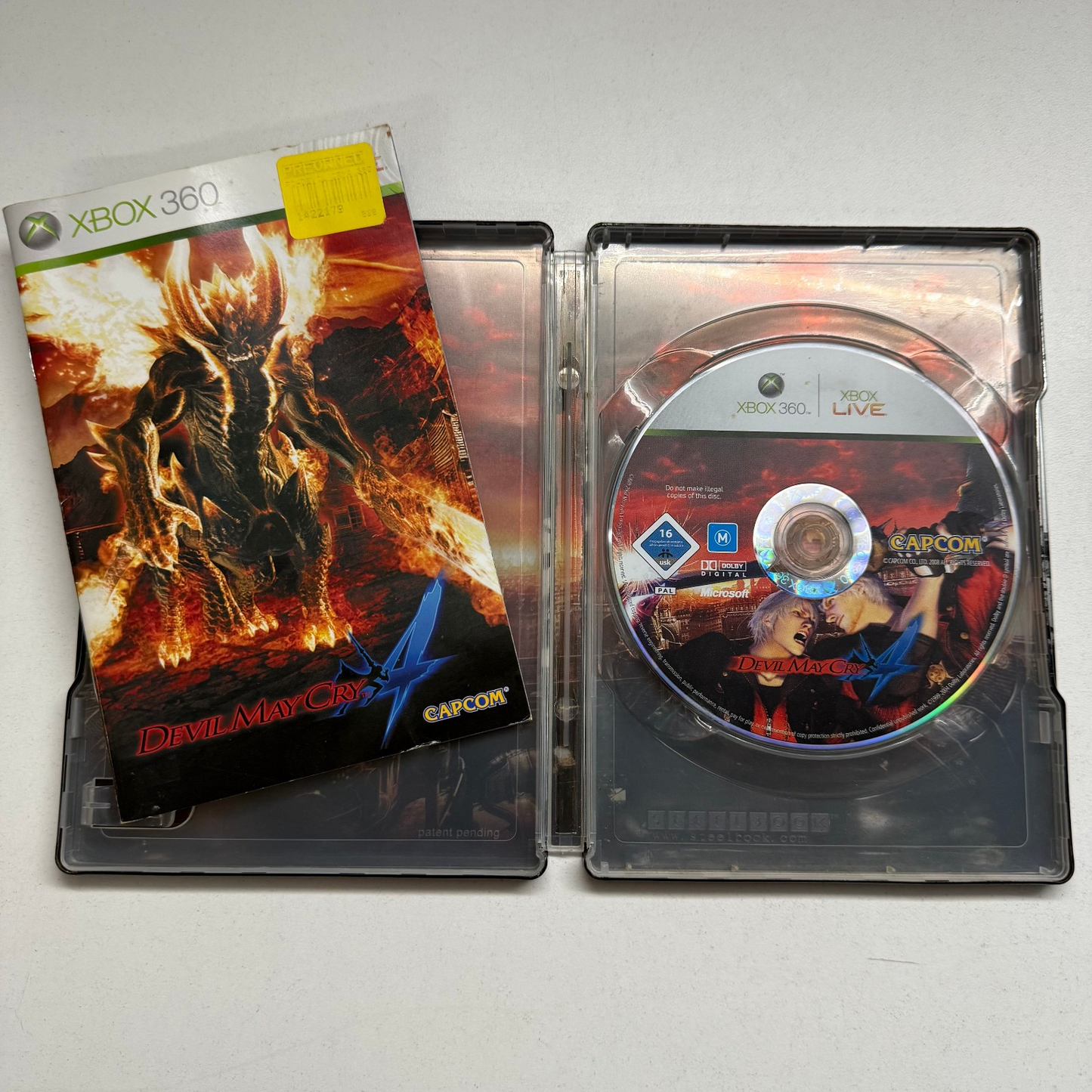 Devil May Cry 4 Xbox 360 Game Steelcase Collector Edition