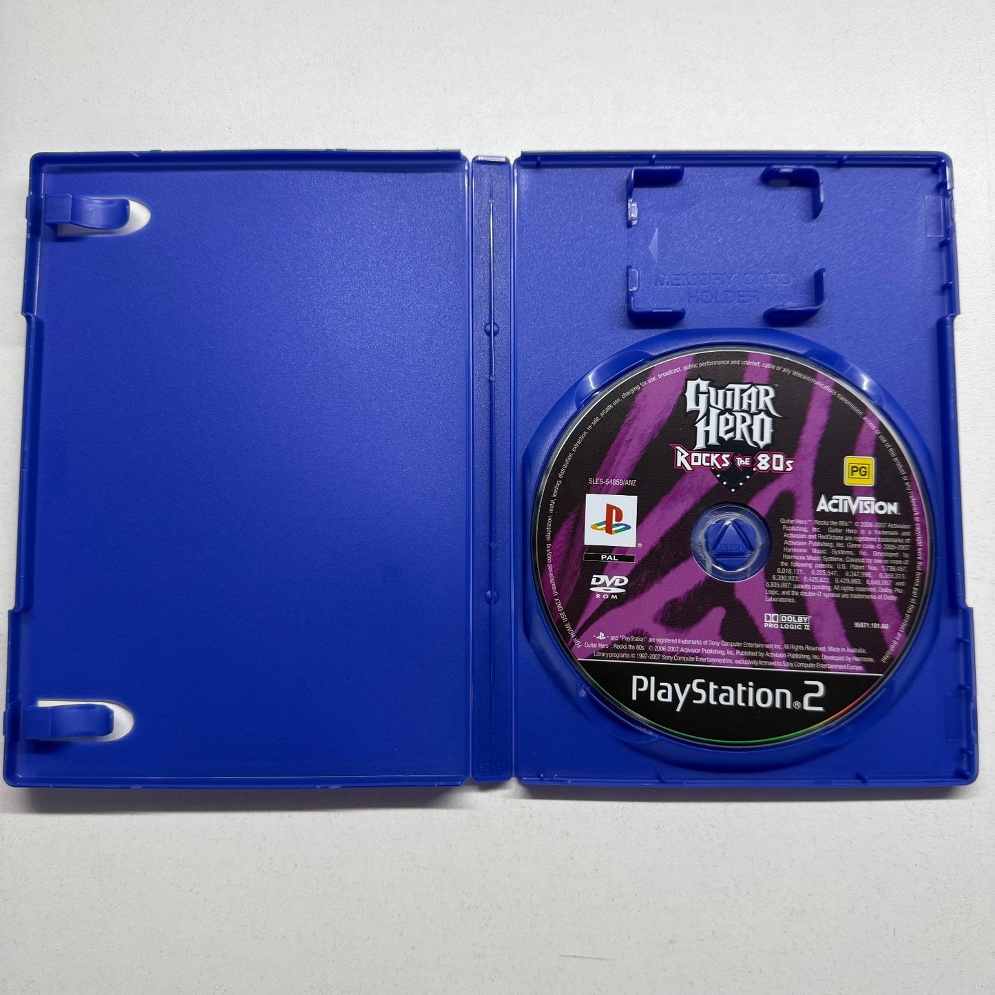 Guitar Hero Rocks the 80s PlayStation 2 PS2 Game