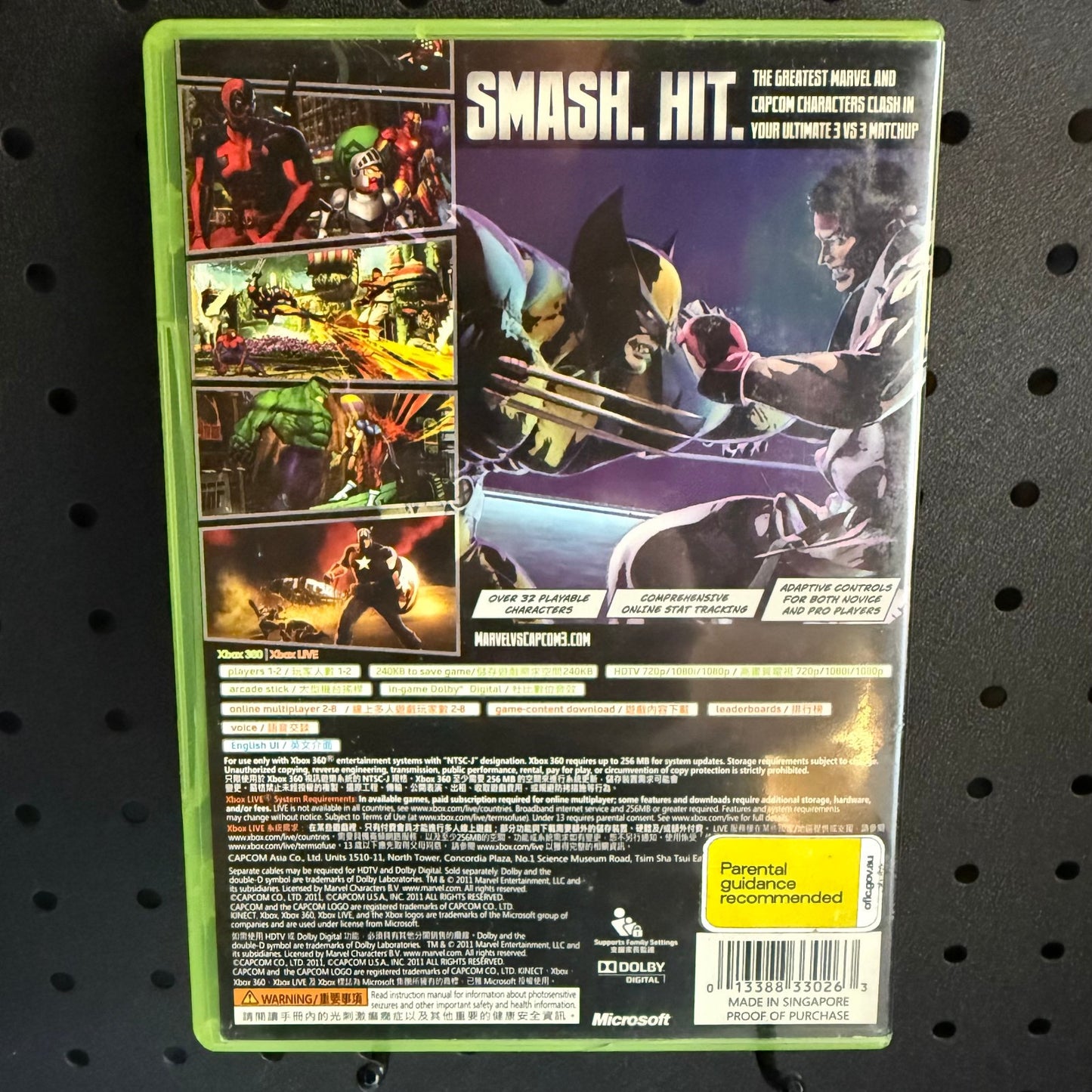 MARVEL vs. Capcom 3 Fate Of Two Worlds Xbox 360 Game