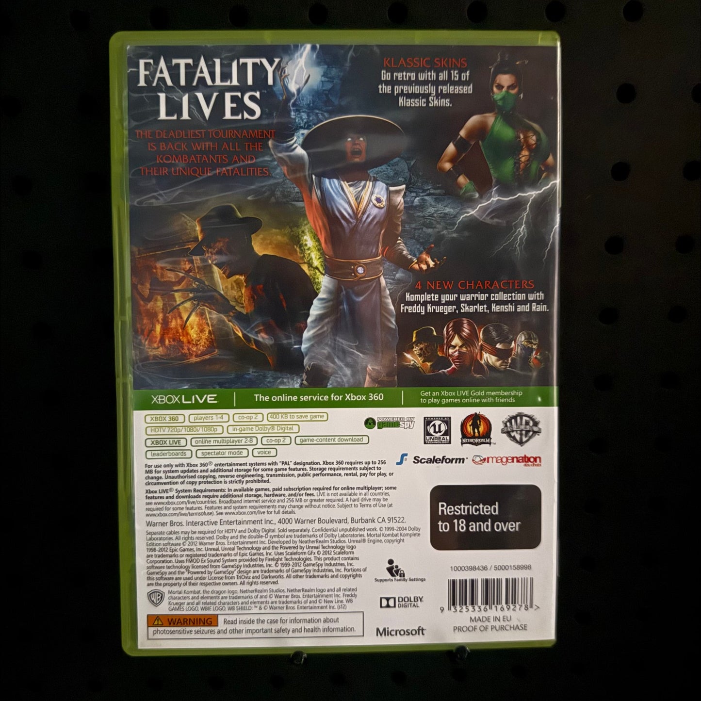 Mortal Kombat Komplete Edition Xbox 360 Game