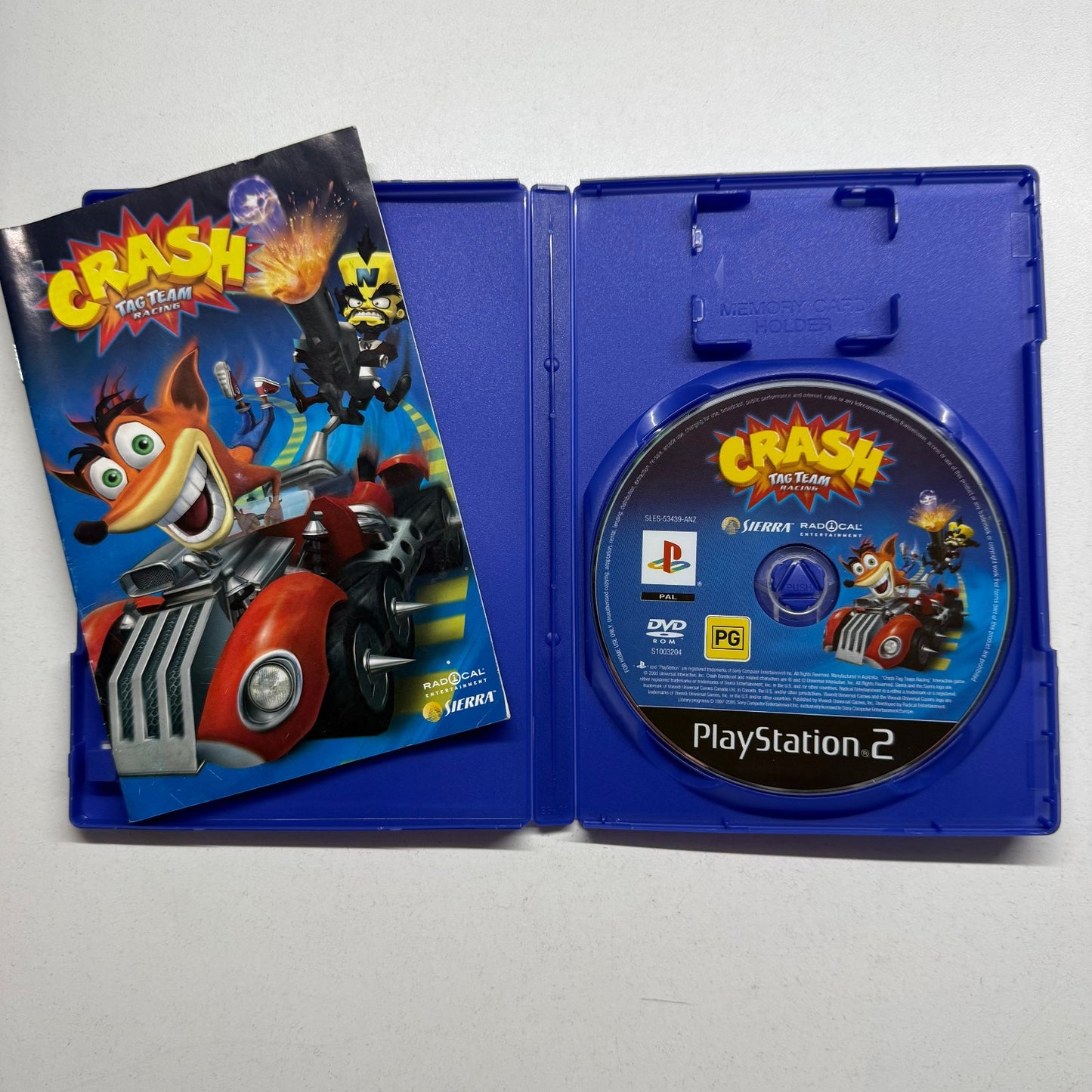 Crash Tag Team Racing PlayStation 2 PS2 Game