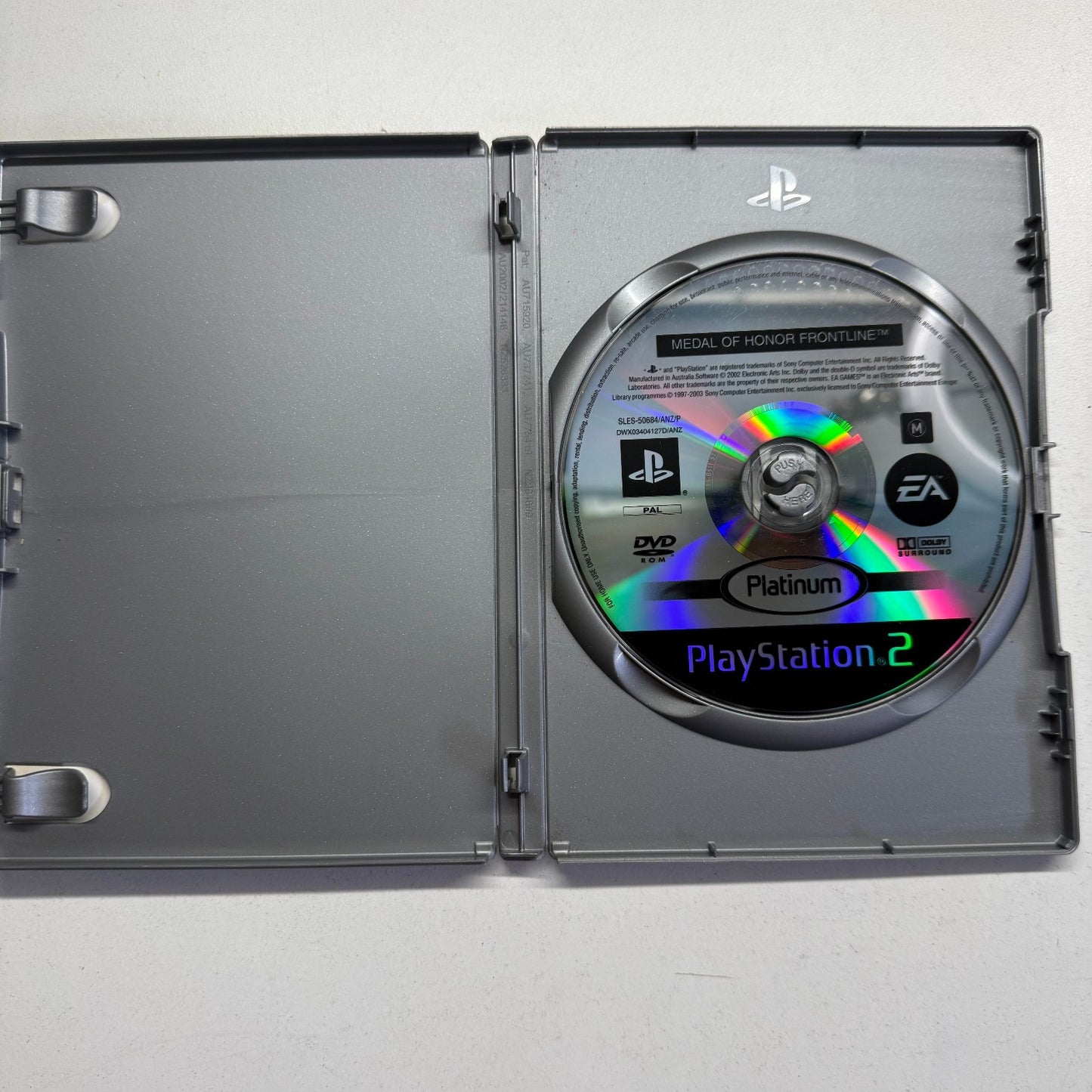 Medal of Honor Frontline PlayStation 2 PS2 Game