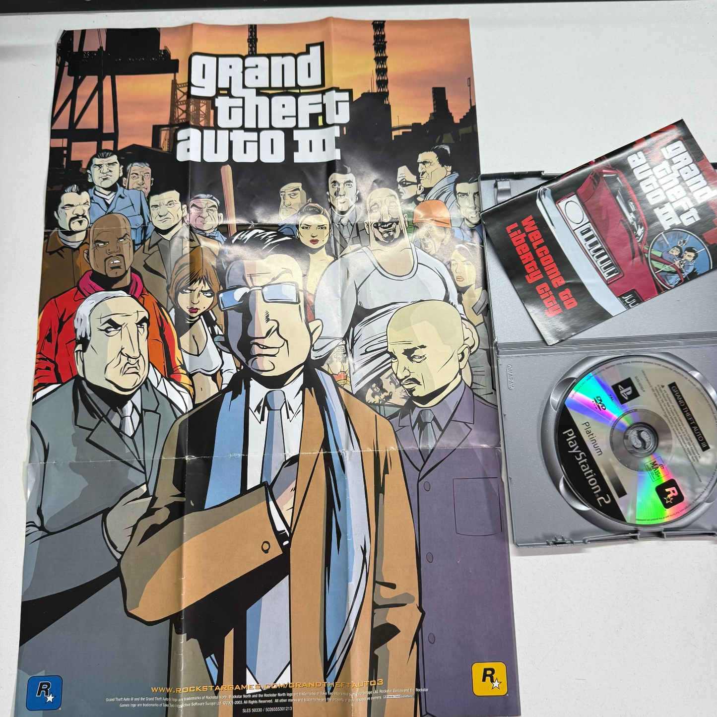 GTA 3 Grand Theft Auto III PlayStation 2 PS2 Game