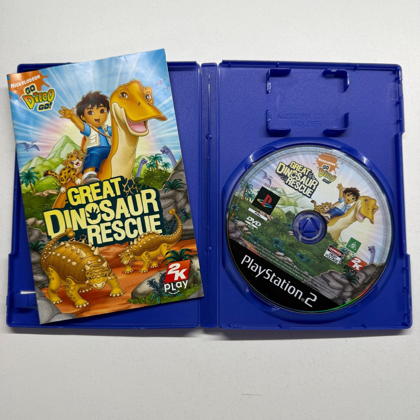 Go, Diego, Go! Great Dinosaur Rescue PlayStation 2 PS2 Game