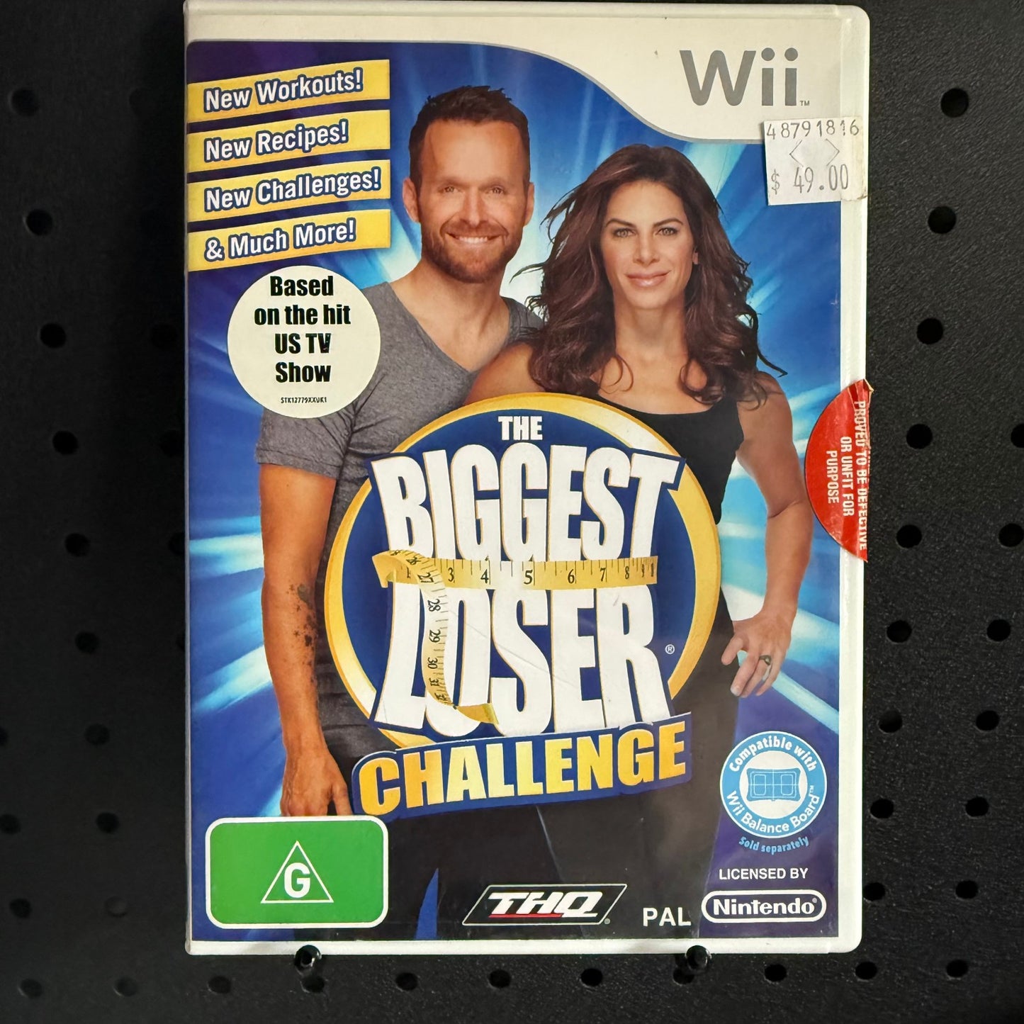 The Biggest Loser Challenge Wii Nintendo Game