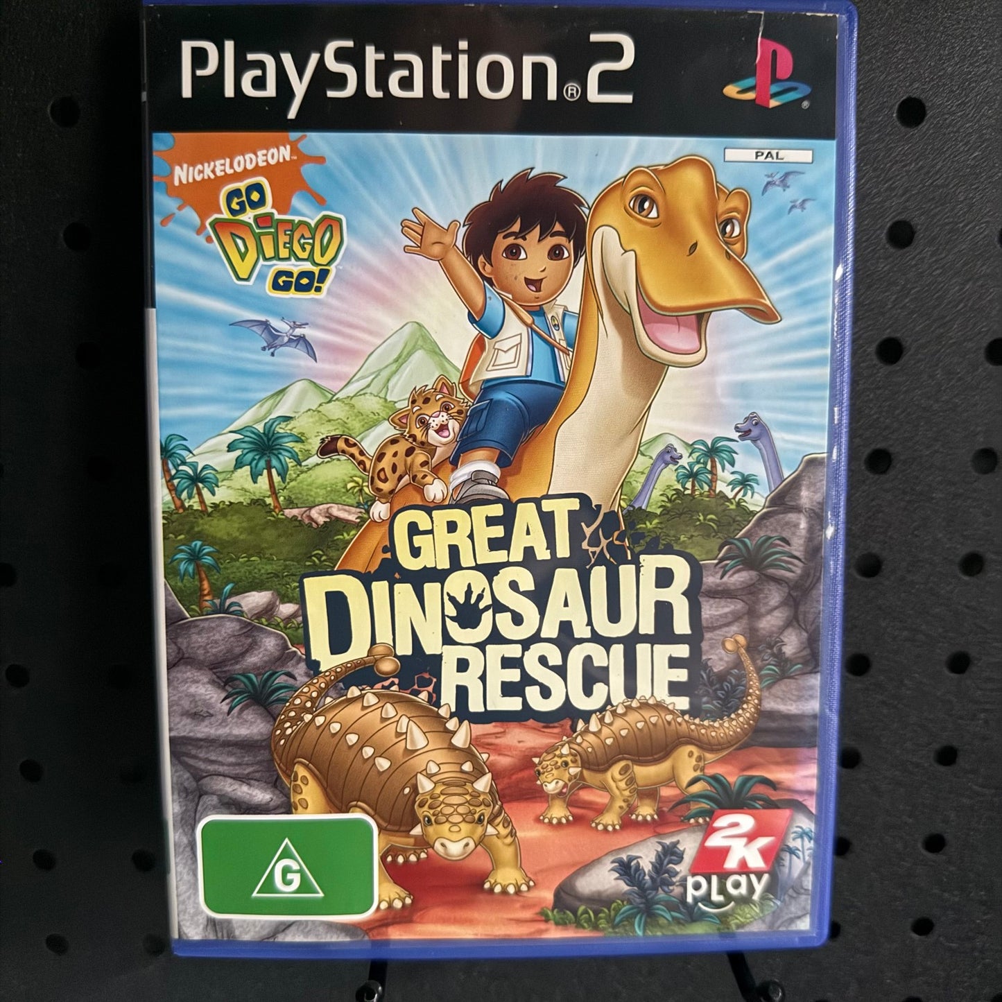 Go, Diego, Go! Great Dinosaur Rescue PlayStation 2 PS2 Game