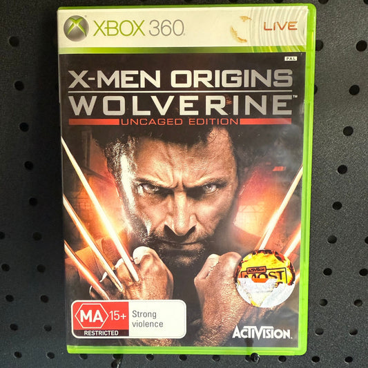 X-men Origins Wolverine Uncaged Edition Xbox 360 Game