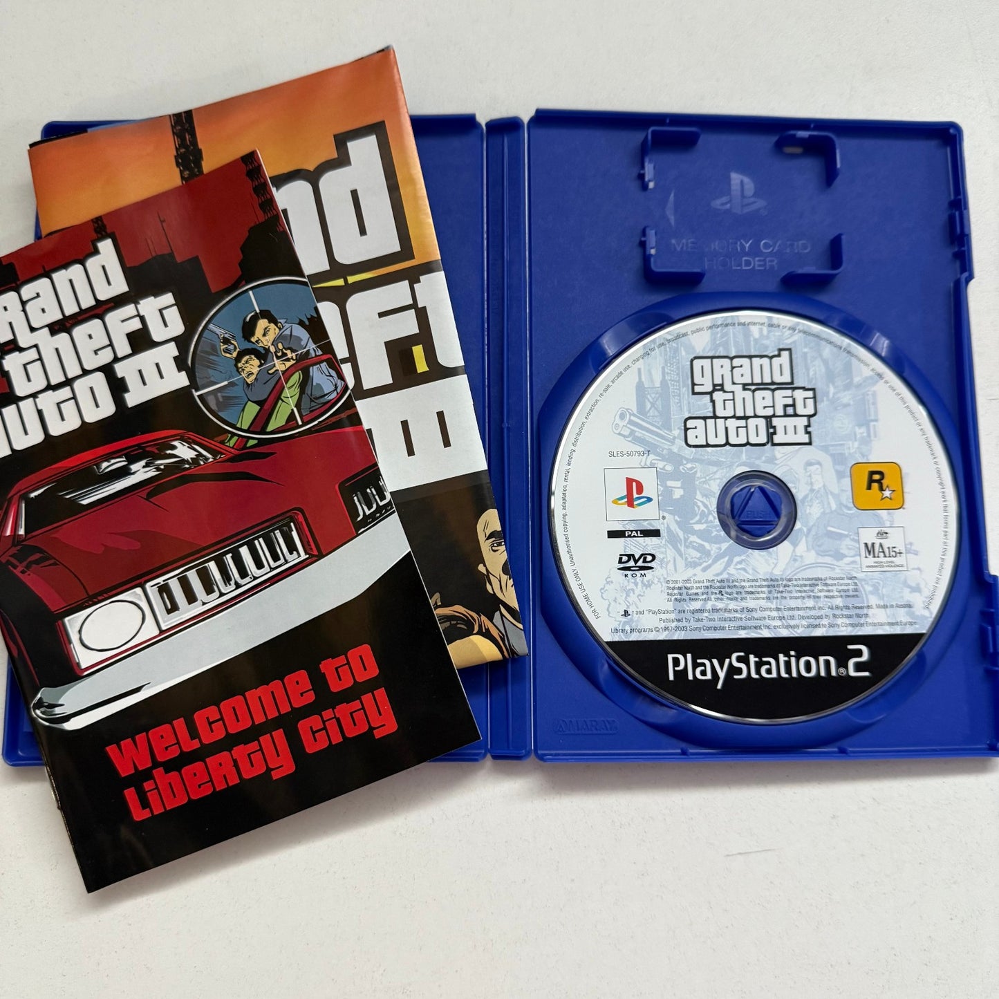 GTA 3 Grand Theft Auto III PlayStation 2 PS2 Game