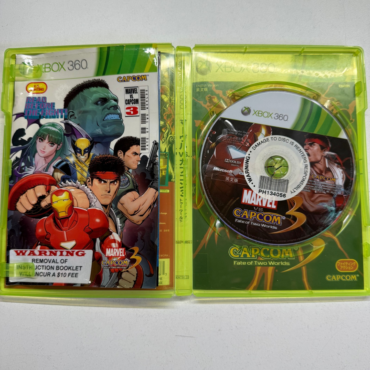 MARVEL vs. Capcom 3 Fate Of Two Worlds Xbox 360 Game