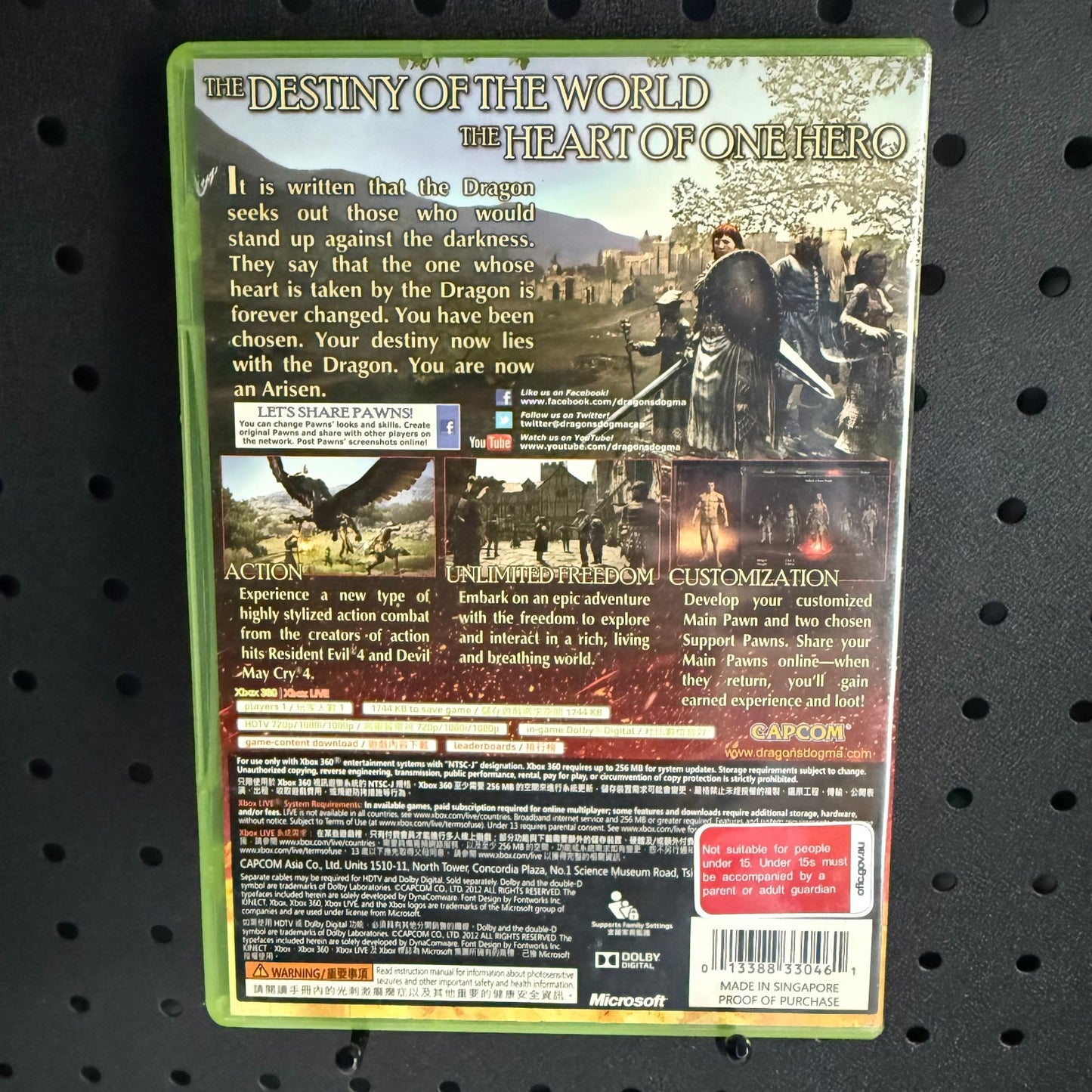 Dragon's Dogma Xbox 360 Game PAL