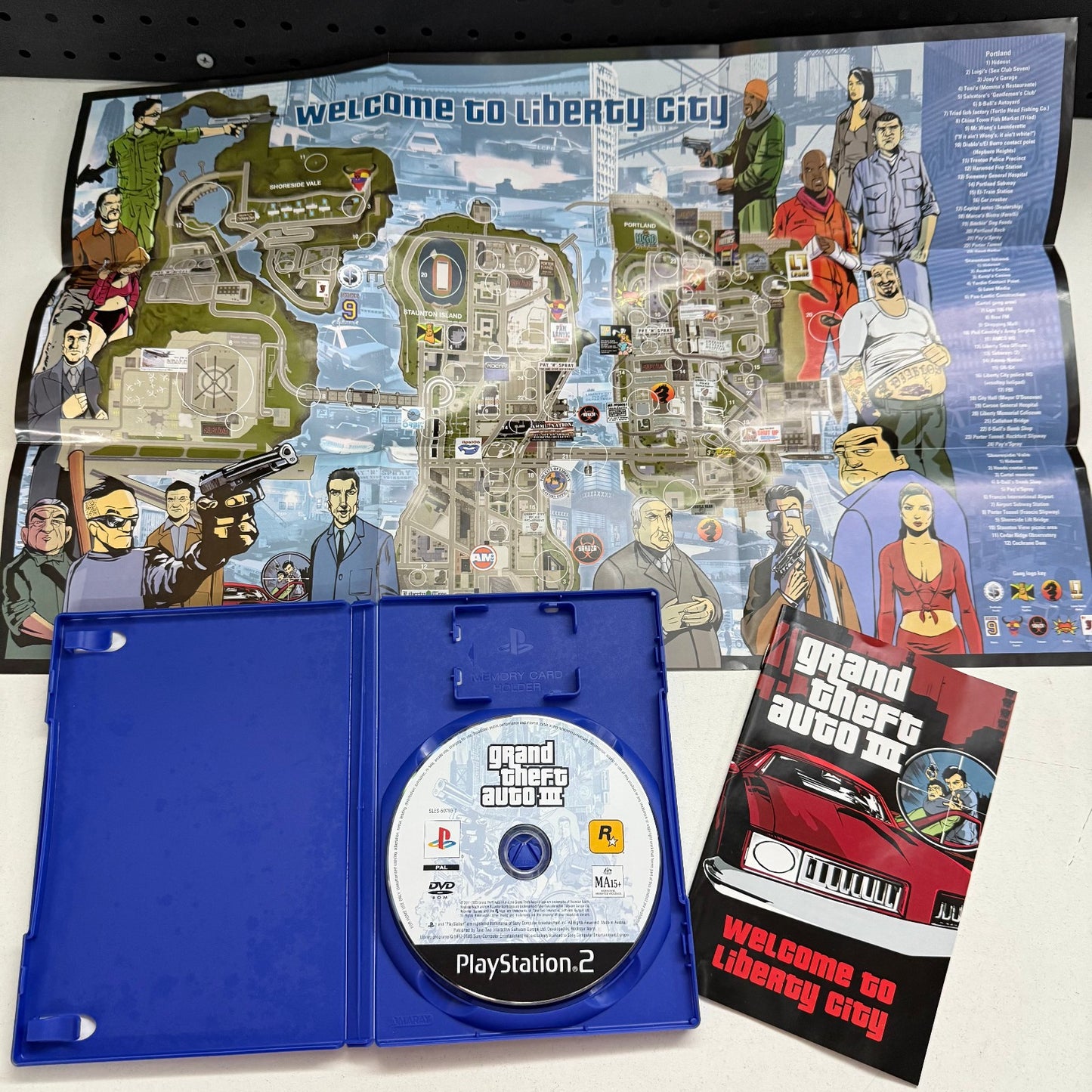 GTA 3 Grand Theft Auto III PlayStation 2 PS2 Game
