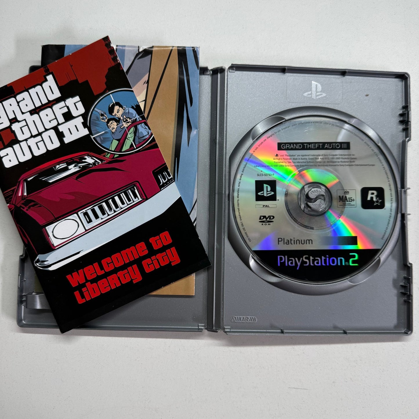 GTA 3 Grand Theft Auto III PlayStation 2 PS2 Game