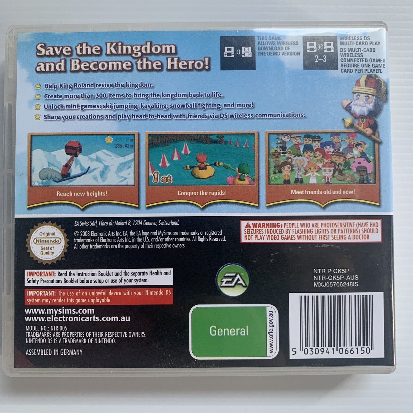 My Sims Kingdom Game Nintendo DS