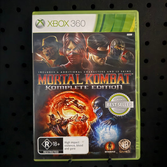 Mortal Kombat Komplete Edition Xbox 360 Game