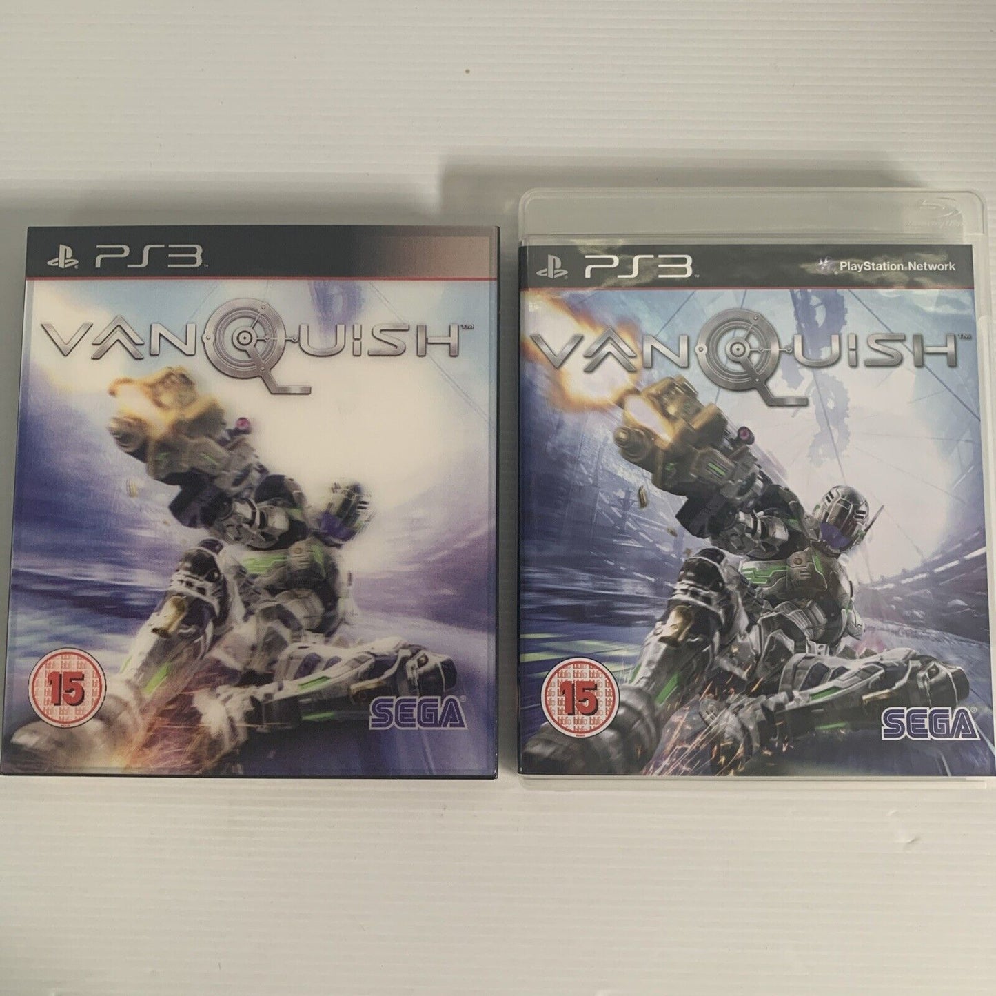 Vanquish PlayStation 3 PS3 Game Limited Edition 3D Lenticular Cover