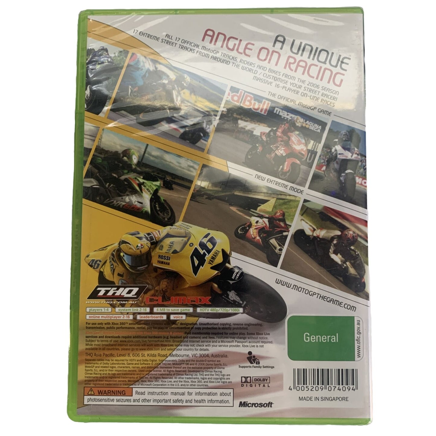 MotoGP 06 Xbox 360 Game PAL Brand New Sealed