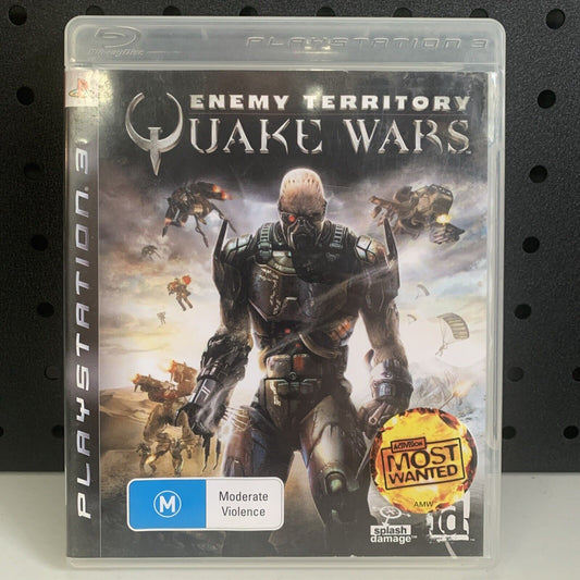 ENEMY TERRITORY: QUAKE WARS PlayStation 3 PS3 Game