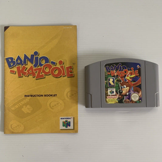 Banjo Kazooie Game Nintendo 64 N64