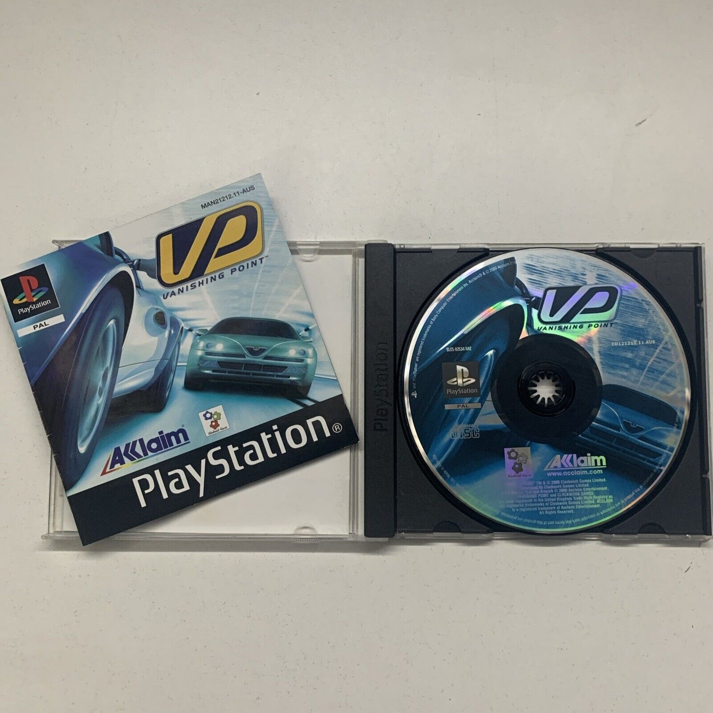Vanishing Point VP PlayStation One PS1 Game