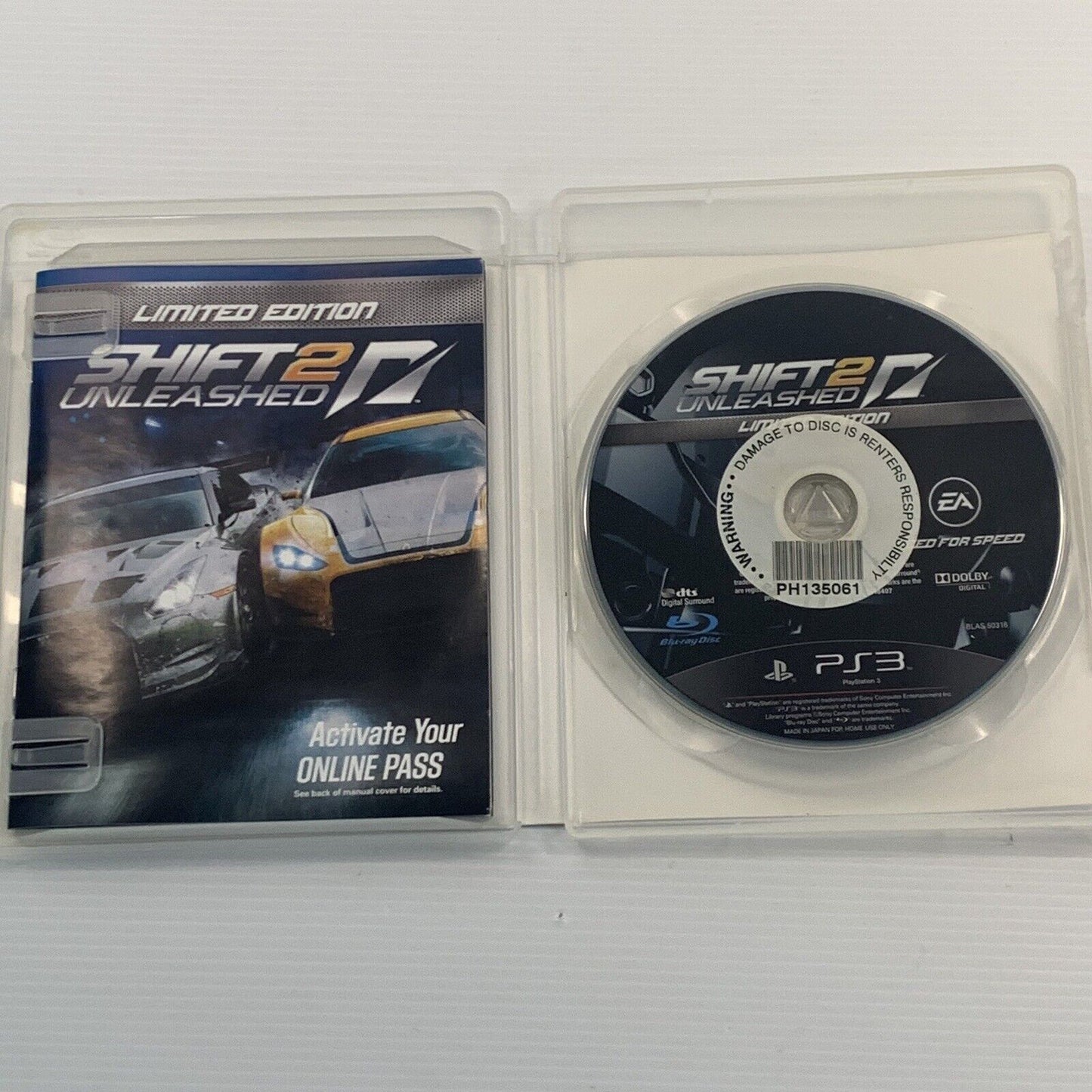 Shift 2 Unleashed Limited Edition PlayStation 3 PS3 Game