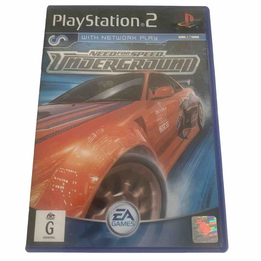 Need For Speed Underground PlayStation 2 PS2 Game